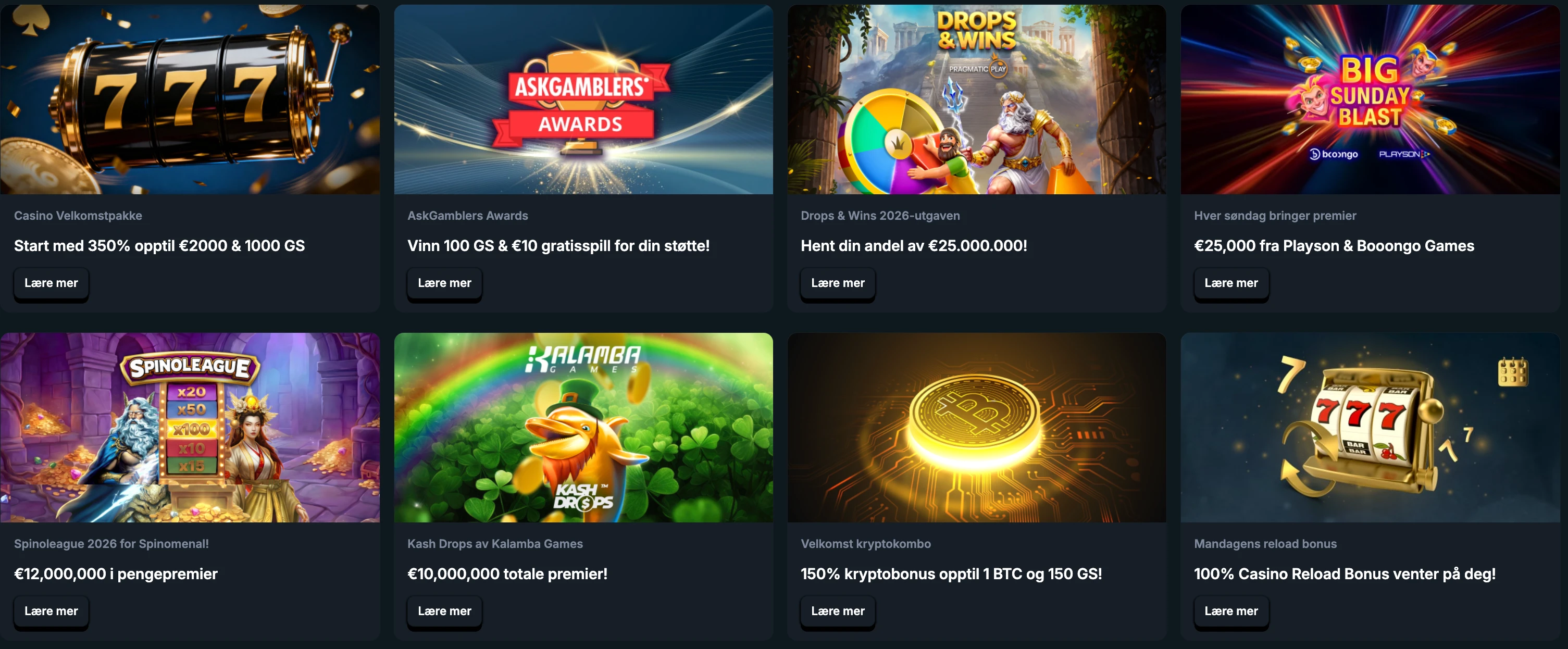 Bonuser og kampanjer hos Campeonbet